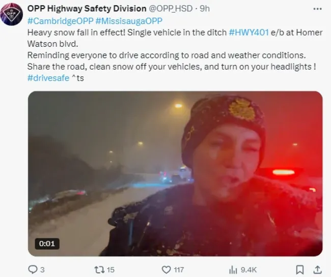 30个警报齐发! 新年60cm雪暴狂袭: 多伦多周边"一片红"! 401/QEW/403接连封路!